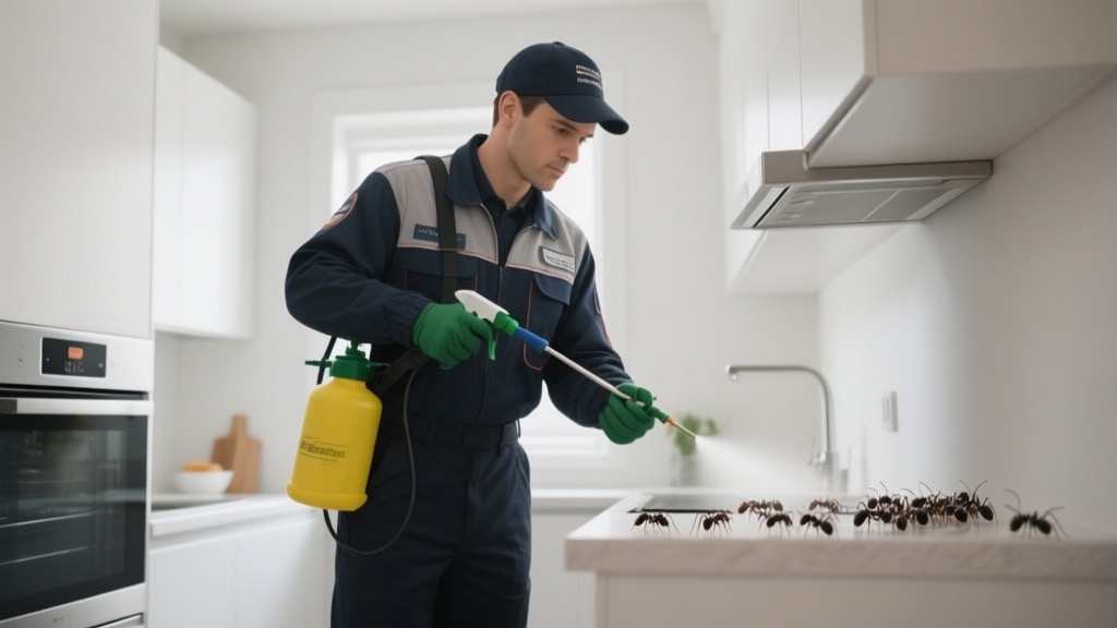 Pest control detail work in Pontiac